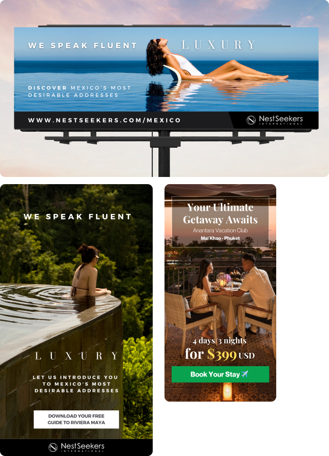 real estate marketing agency ads used by Chatter Buzz